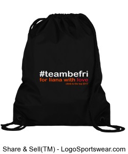 team be fri Drawstring Sport Pack Design Zoom